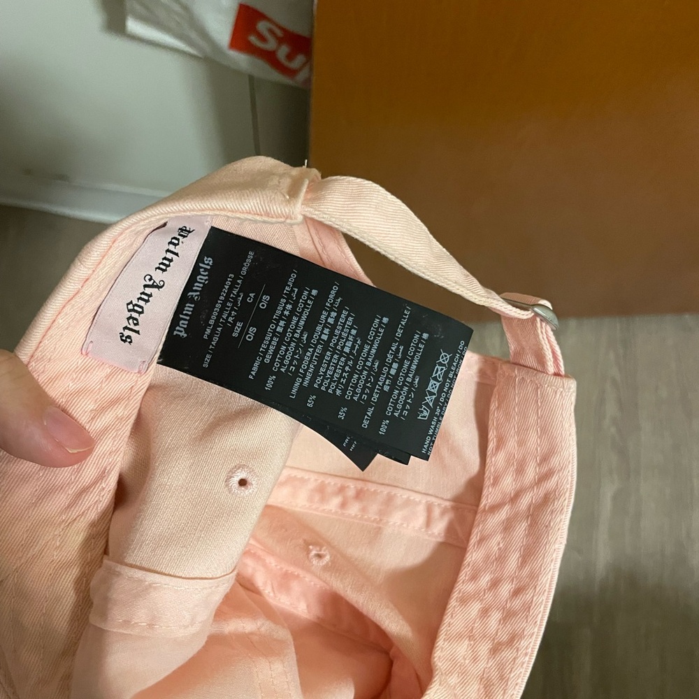 Palm Angels pink hat